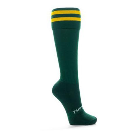 Thinskins Technical Sport Long Socks - 6-Pack - Striped Top
